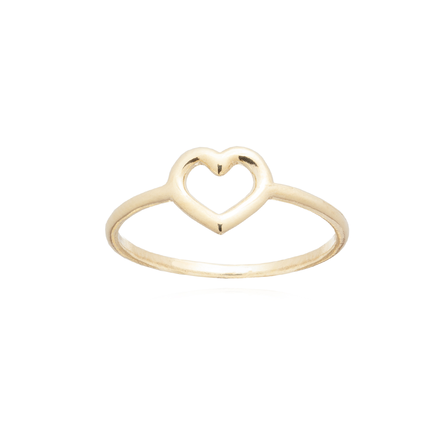 DIVAG-EDIZIONELIMITATA-ROMANTICA-ANELLO-CUORE-ARGENTO925-ORO-2 Anello da Donna con Cuore in Argento 925 Placcato Oro 18 Carati, Sottile e Raffinato, Anallergico, Made in Italy.