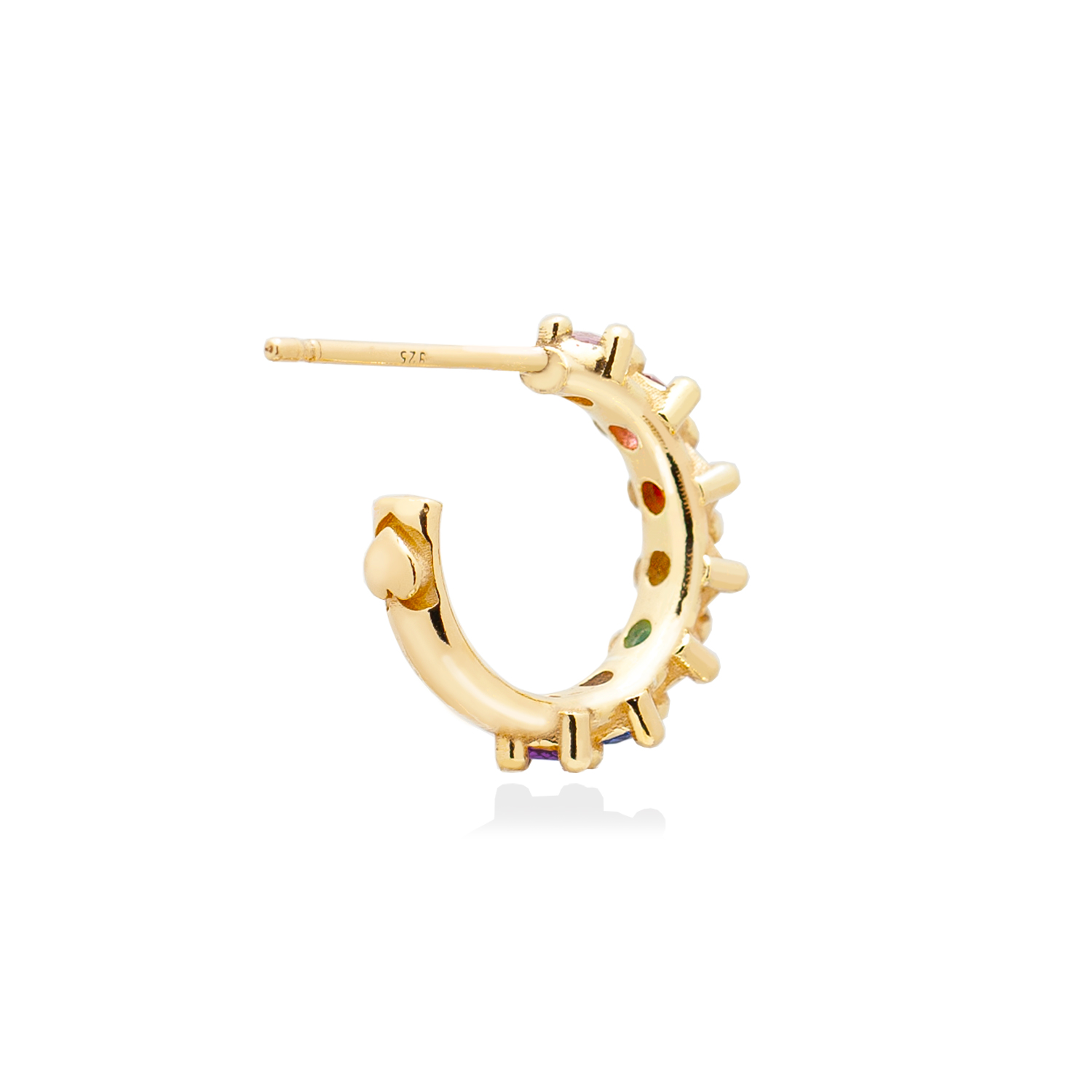 DIVAG-ESSENZIALE-INLOVE-CERCHI-CHAIN-TONDI-ZIRCONI-RAINBOW-ORO-SINGOLO-DIETRO