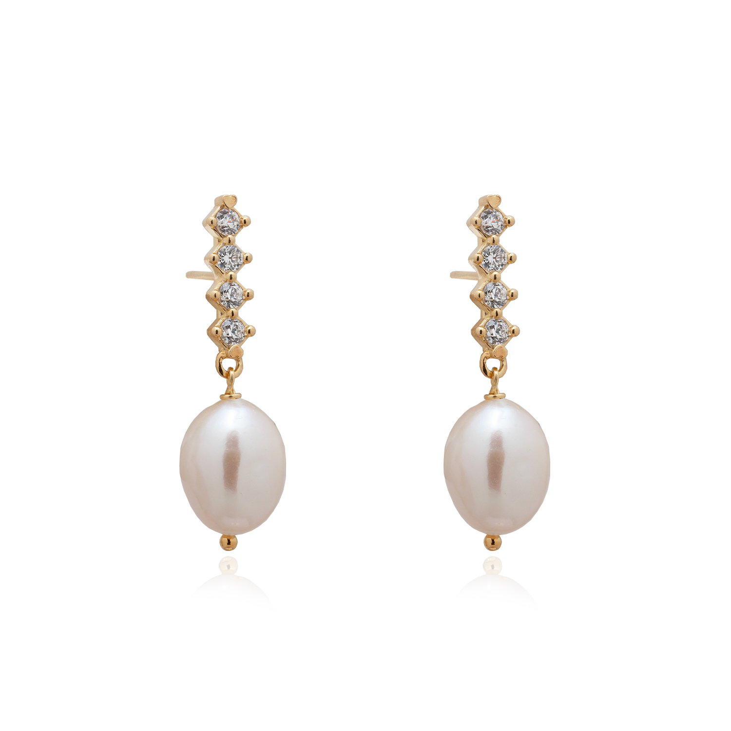ORECCHINI LINE PEARL