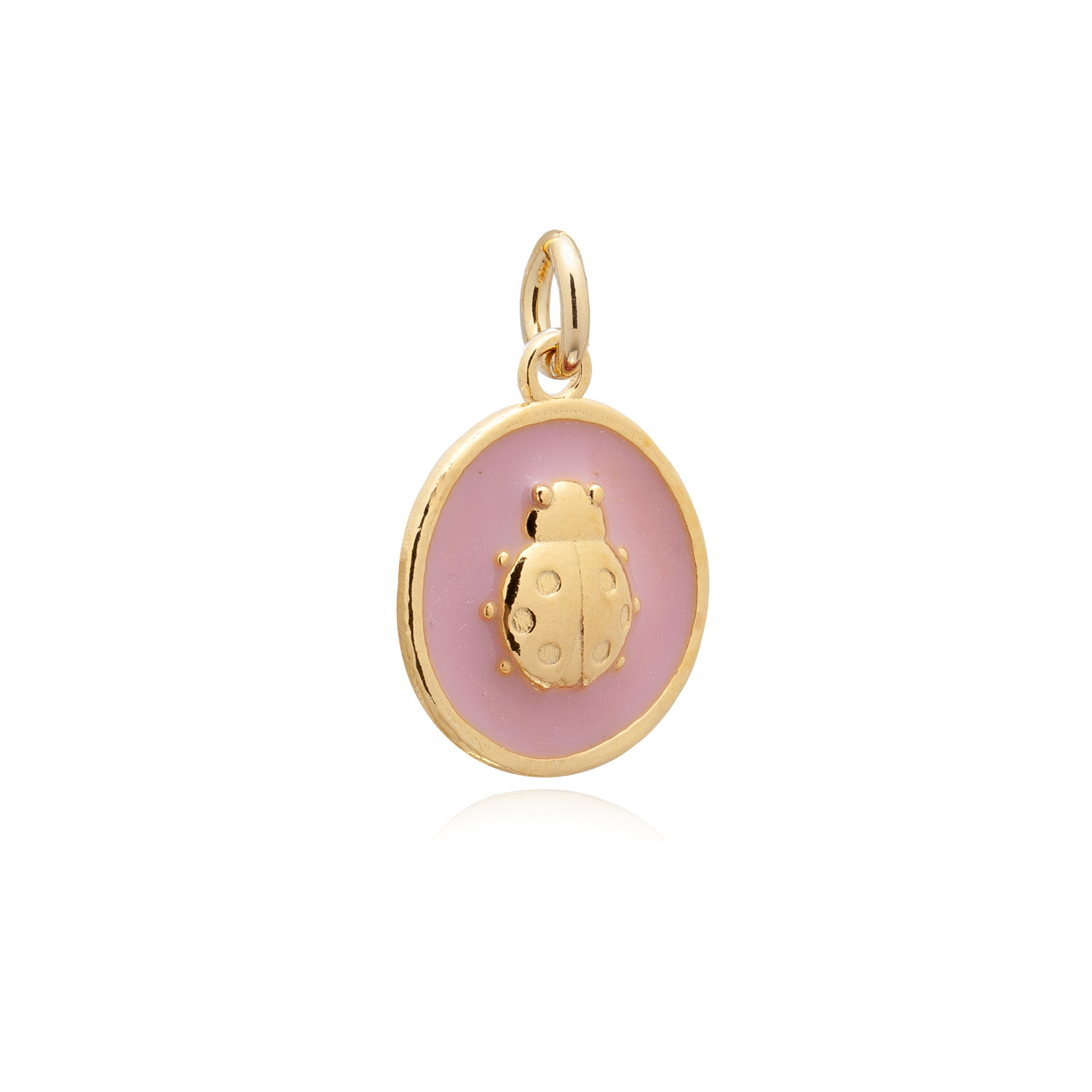 DIVAG-CHARMSTORIES-PORTAFORTUNA-SCARAMANZIA-MONETA-COCCINELLA-ARGENTO-DORATO-ROSA-ARTIGIANALE-GIOIELLOARTIGIANALE-2